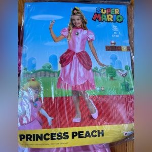 Princess peach costume dress Size 7-8 medium